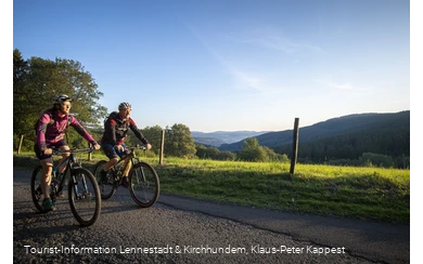 Fahrrad fahren in Kirchhundem-Ahe