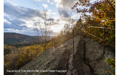 Blick vom Rinsleyfelsen