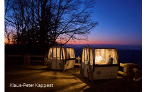 Gondel Hohe Bracht Abendlicht