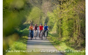 Entspanntes Radfahren auf alten Bahntrassen