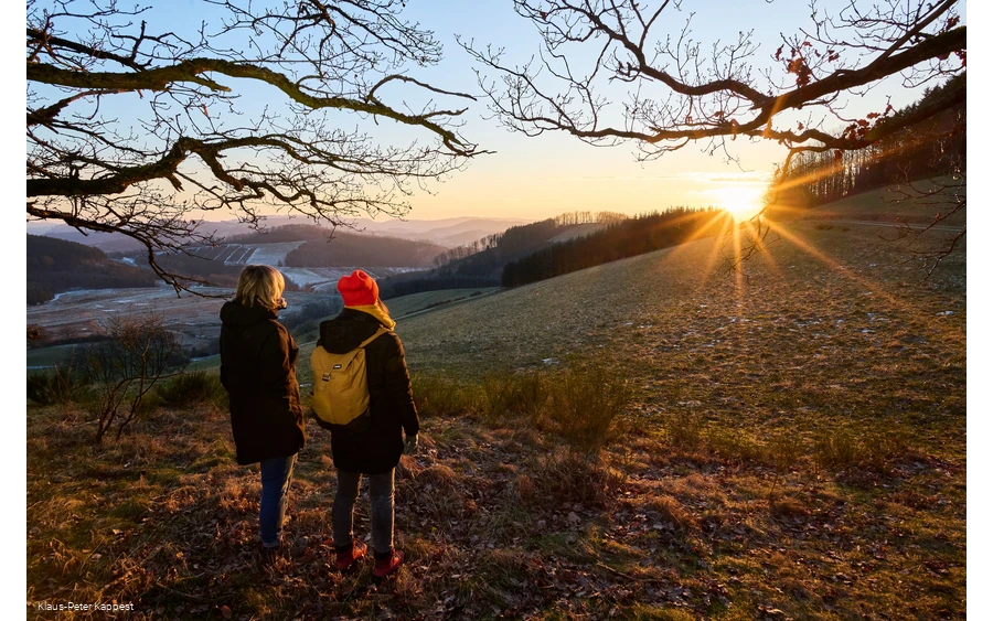 Sonnenuntergang Wallburgturm