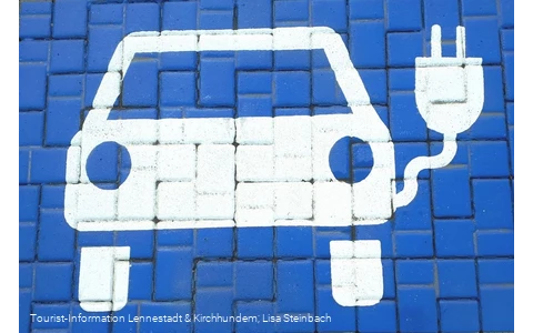 E-Auto-Ladestation Symbol