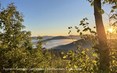 Sonnenaufgang an der Hohen Bracht