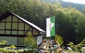SGV Hütte Meggen Terrasse 