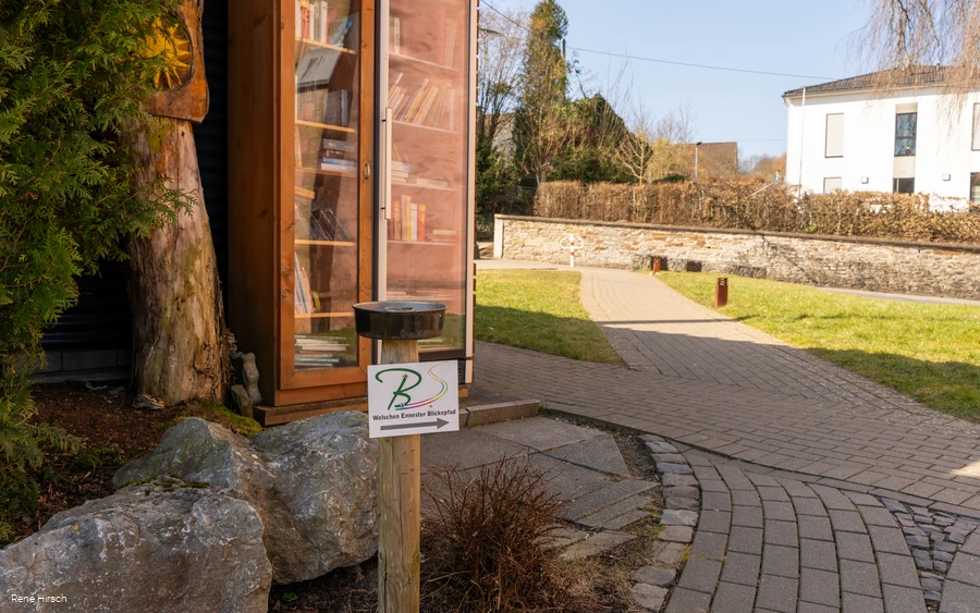 Wegezeichen Welschen Ennester Blickepfad