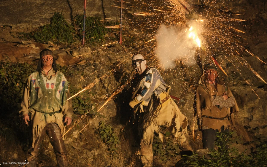 Karl-May Festspiele am Abend Karl-May Festspiele am Abend