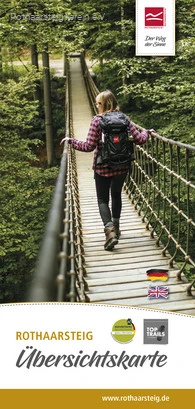 Rothaarsteig Übersichtskarte