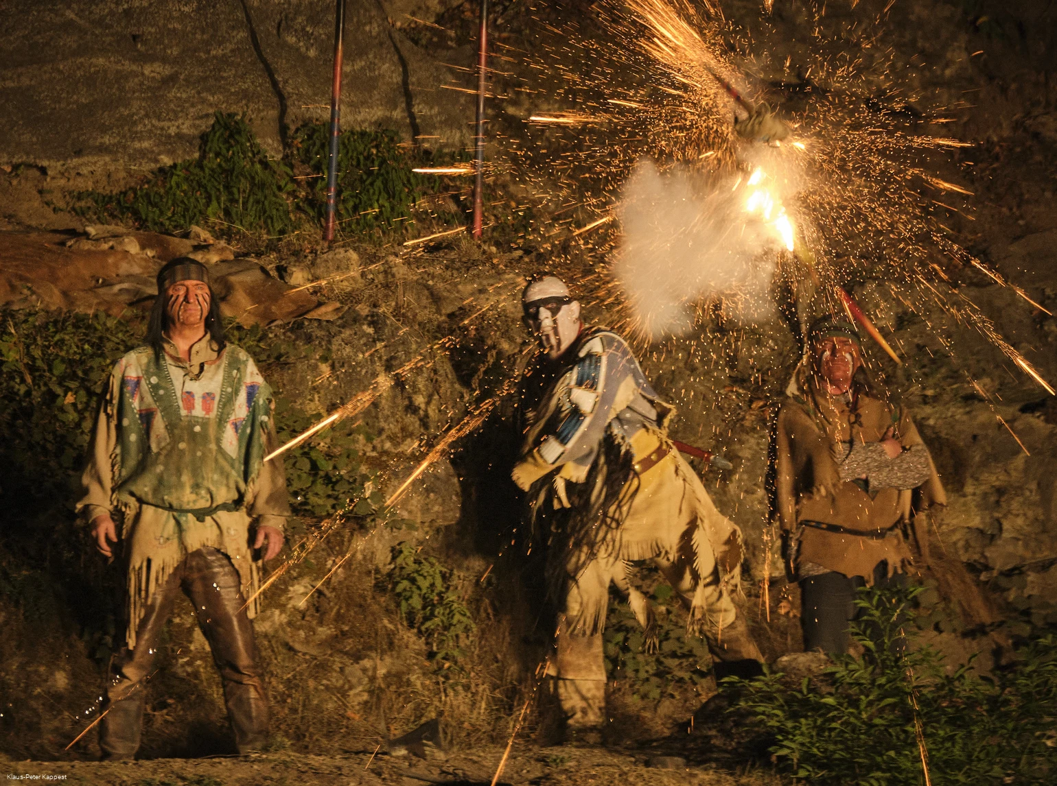 Karl-May Festspiele am Abend Karl-May Festspiele am Abend