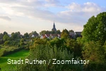 Abendstimmung an der Stadtmauer in Rüthen