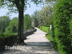 Stadtmauer Rüthen mit Blick auf den Hexenturm