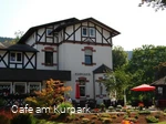 Außenansicht Cafe Am Kurpark